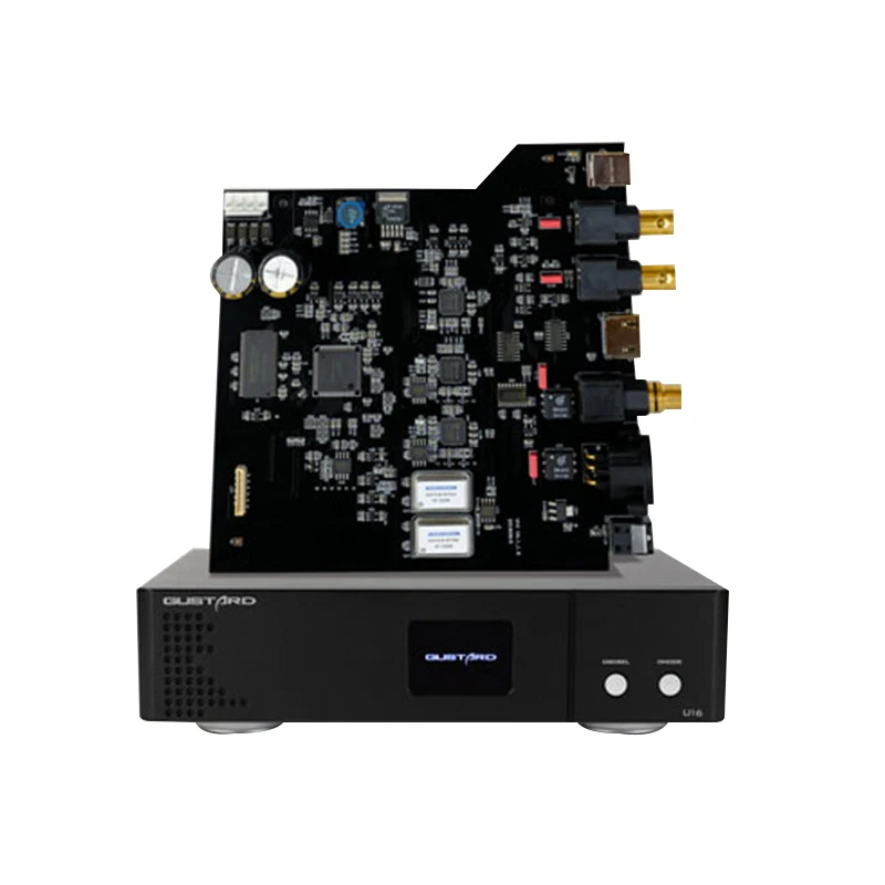 GUSTARD U16 ES8620 поддерживает PCM32bit/768K DSD512 DOP и встроенный цифровой интерфейс