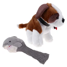 2 Pieces Driver Cover Club Head Protector 460 Cc Golf Headcovers for Novelty Doggiy Style 2 Pieces Driver Cover Club Head Protector 460 Cc Golf Headcovers for Novelty Doggiy Style