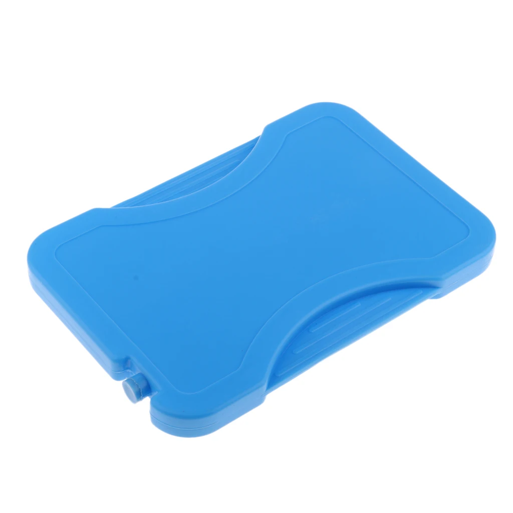 

17.5*12*0.5cm PE 250ml Reusable Ice Pack for Lunch Box - Slim Lightweight Freezer Cold Packs For Hiking Fishing Trip