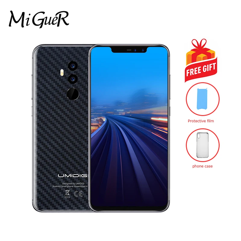 UMIDIGI Z2 SE Global Edition 6 2 &quotHD + полноэкранный мобильный телефон Android 8 1 Helio P23 4G 64G F1.7