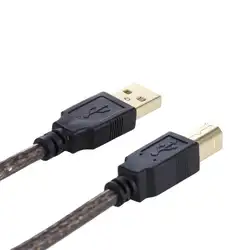 Высокая скорость печати Кабель USB 2,0 Тип штекерным B Мужской площади синхронизации сканер данных usb-кабель для принтера провода шнур 2 м, 3 5 м