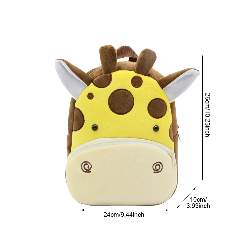  Mini Kindergarten Schoolbag Cartoon Kid Plush Backpack Plush Animal Backpack Children School Bag Gi - 32969684806