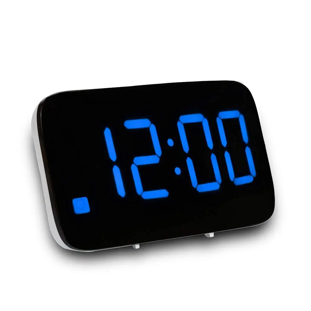 

Alarm Clock, Digital Alarm Clock With Voice Control And Big Snooze, Led Clock For Kids/Heavy Sleepers/Bedroom / Home/Travel /