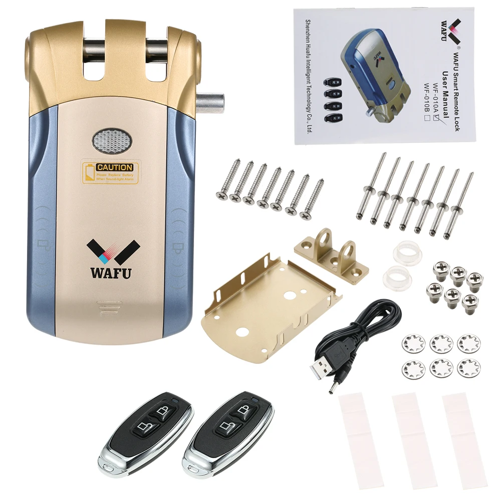 Wireless Remote Control Lock Security Invisible Keyless Door Entry Intelligent Lock Villa Office