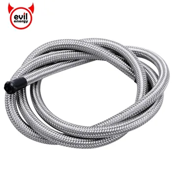 

evil energy AN3 AN4 AN6 AN8 AN10 Stainless Steel Braided PTFE Brake Hose PTFE Racing Hose Fuel Oil Line Oil Cooler Hose 1M