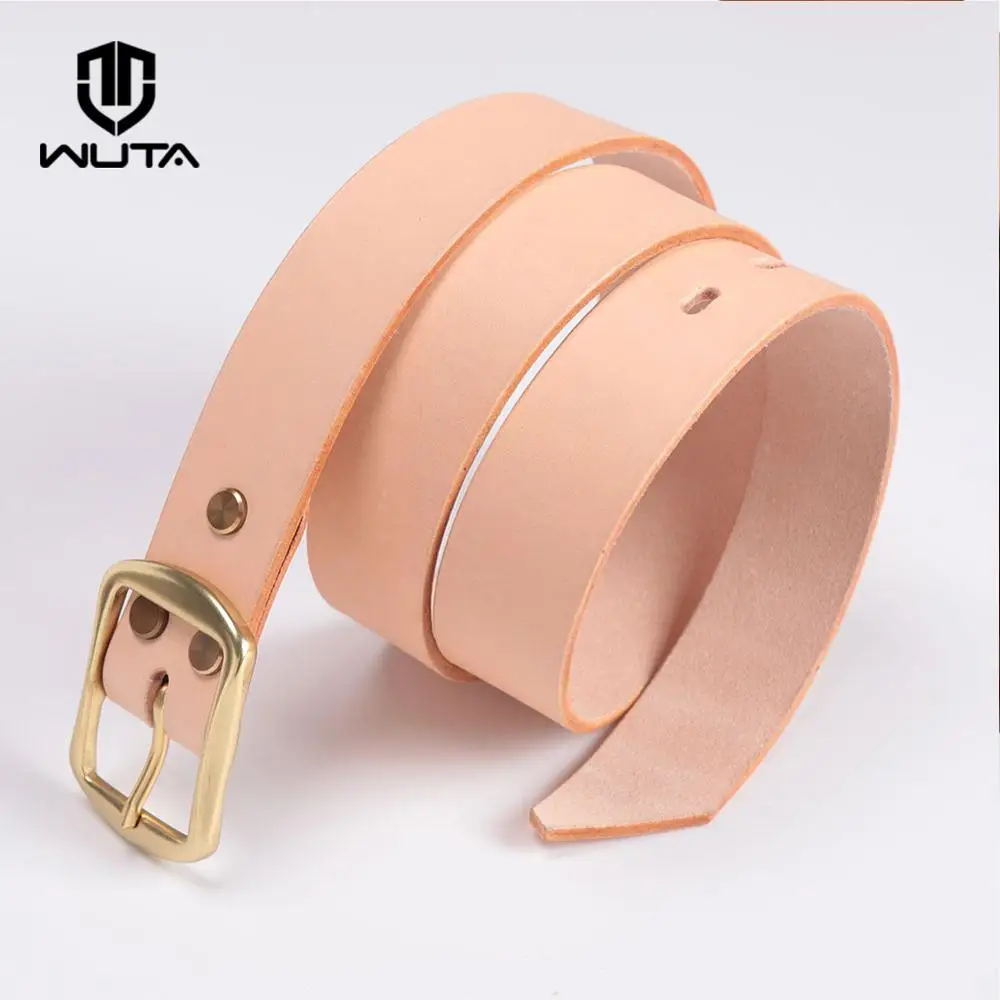 WUTA 8/10oz Veg Tanned Cowhide Leather Strap – Belt Blank for Crafting 4
