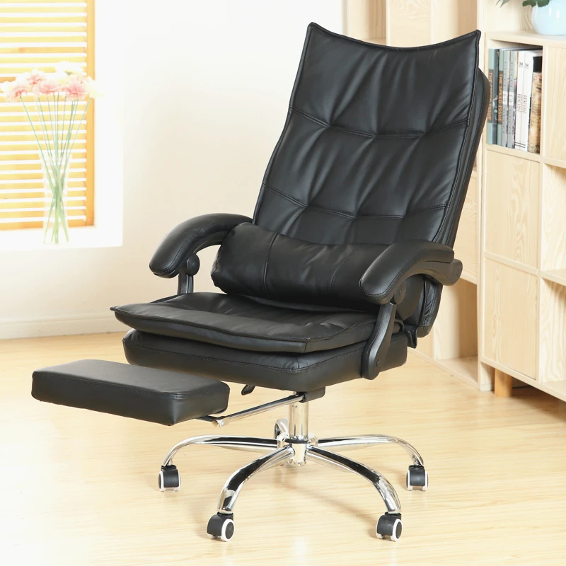 

Luxury Fashion Super Soft Leisure Lying Boss Chair Rotary Lifting Computer Chair With Footrest Thicken Cushion Swivel Chair