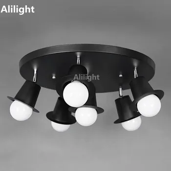 

Vintage Industrial Ceiling Light Retro American Bar Lamp Living Room Iron Art Creative Bedroom Ceiling Lamp Indoor Lighting Lamp