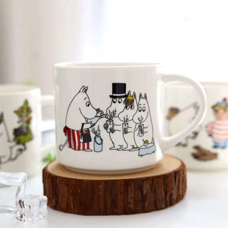 450 мл 9 видов дизайна Милая мультяшная керамическая кофейная кружка Caneca сок