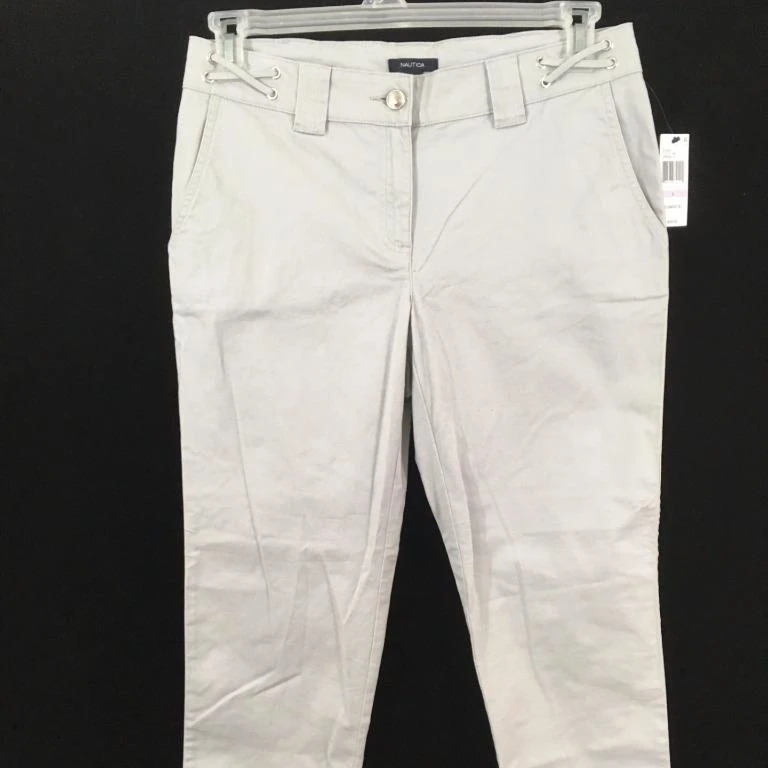 Nautica pants size 6 32 x 27 Khaki womens NEW gray | Женская одежда