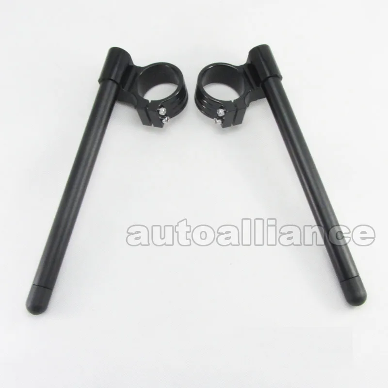 

50mm Rise 30mm Clip Ons Handlebar for Monster 750 800 900 1000 YZFR1 YZFR6 YZF750R GSX1300R GSXR 600 750 1000 ZX6R ZX10R CBR1000