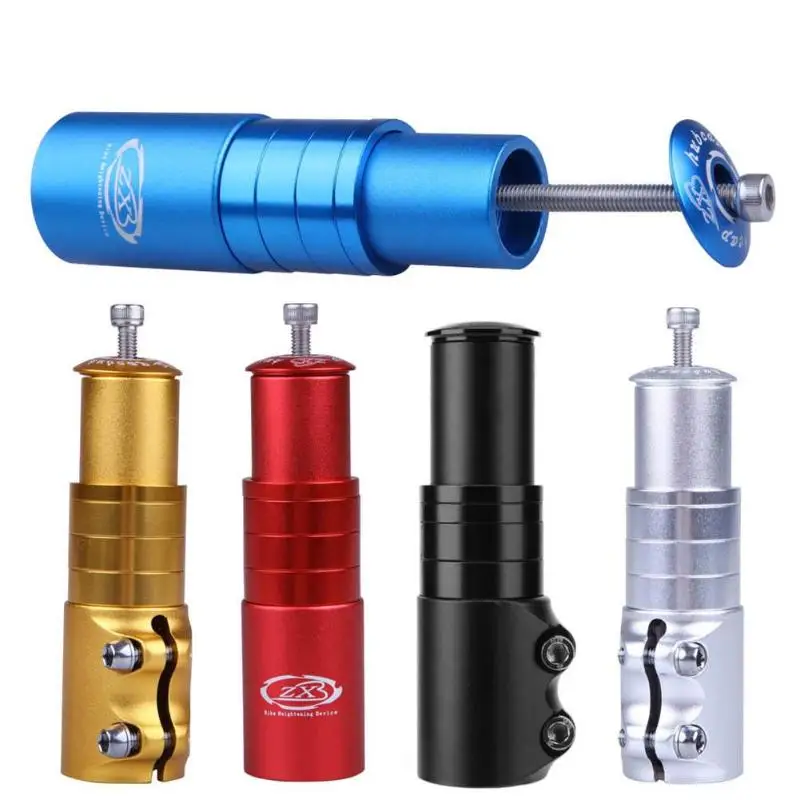 

120mm Bike Handlebar Fork Stem Riser Rise Up Extender Extension Heads Black Bicycle Adaptor Durable MTB Mountain Cycling PartZ50