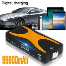 99900mAh 15V 4USB 900A высокомощный автомобильный стартер, портативный автомобильный аккумулятор, зарядное устройство, Дополнительный внешний аккумулятор, пусковое устройство