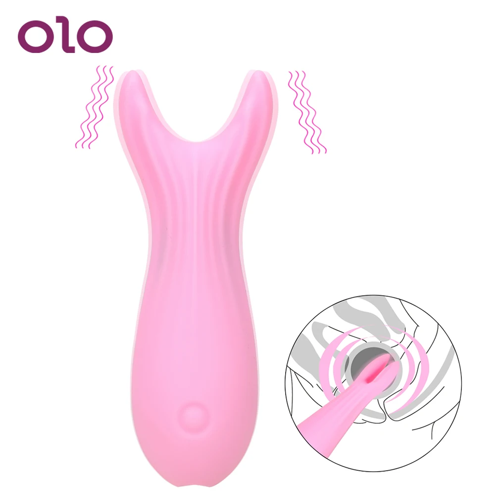 Вибратор с кроличьими ушами OLO вибратор для точки G массаж вагины клитор
