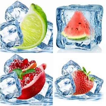 

HUACAN Diamond Painting Fruit Full Square Diamond Mosaic Lemon 5D DIY Embroidery Rhinestone Decor Home Wall Stickers