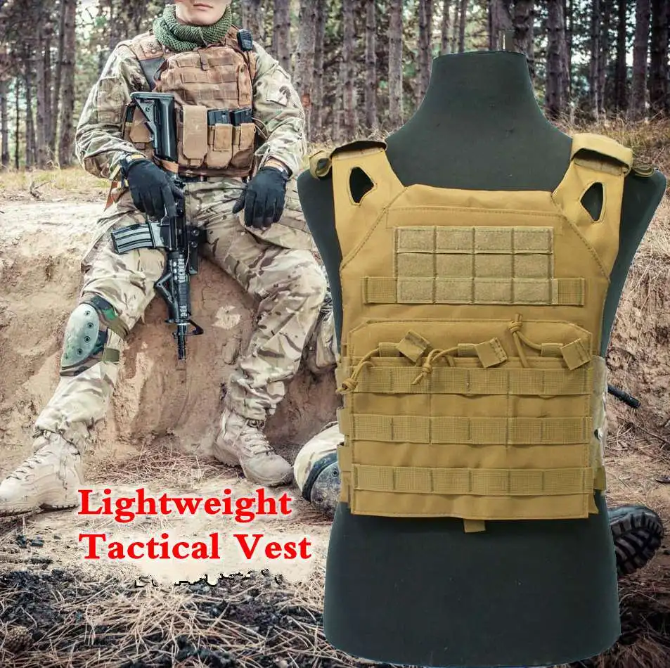 

Tactical Body Armor JPC Vest Molle Army Combat Assault Plate Carrier CS Camouflage Vest Paintball Airsoft Outdoor Hunting Vest