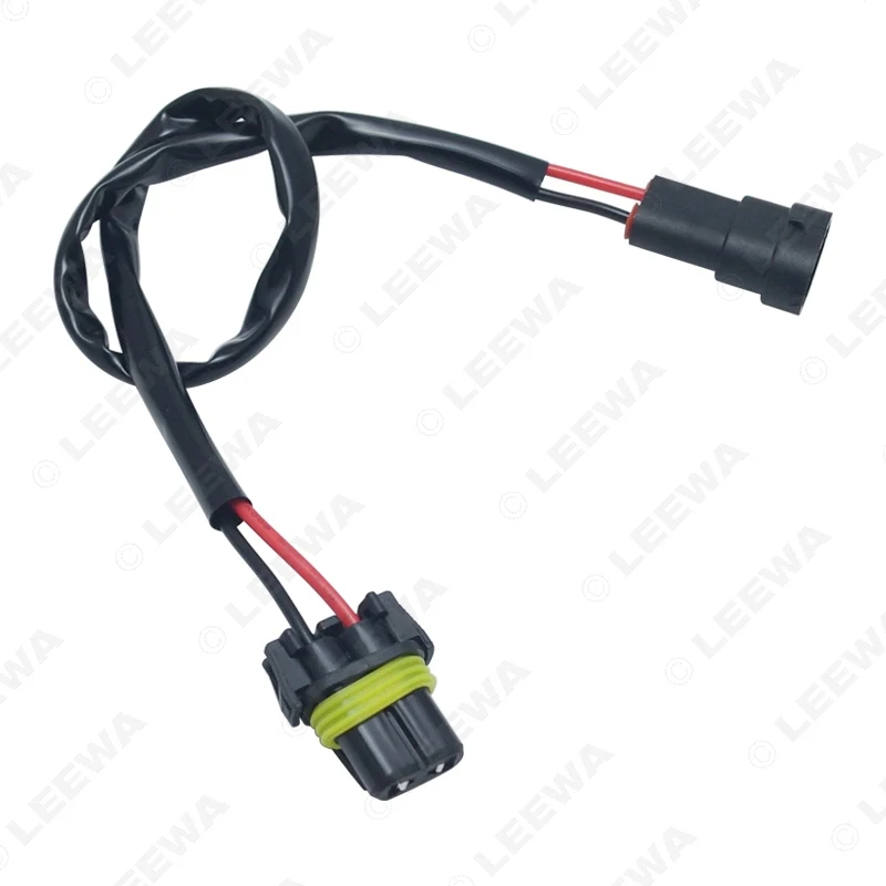 LEEWA 10 шт. 12 В Авто H11 в 9005/9006 разъем кабель питания HID конверсионный комплект