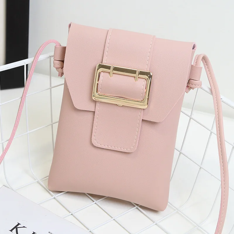 

2019Autumn Woman Trend Personality Belt Decoration Single Shoulder Concise Joker Small Square Package Versatile Solid CasualB260
