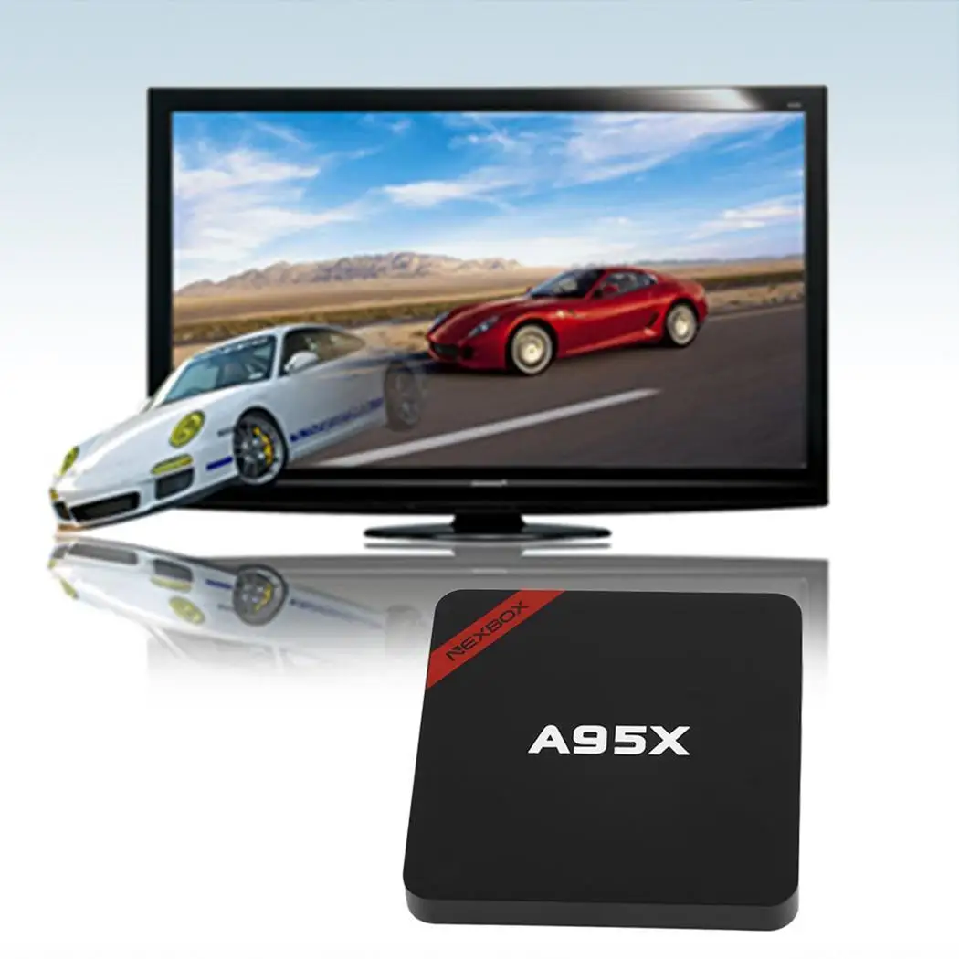 A95X S905 CPU 1 + 8G TV Box Tops Wifi US 2 4G 64 бит медиа 1G плеер многоязычный для 5V Android 5