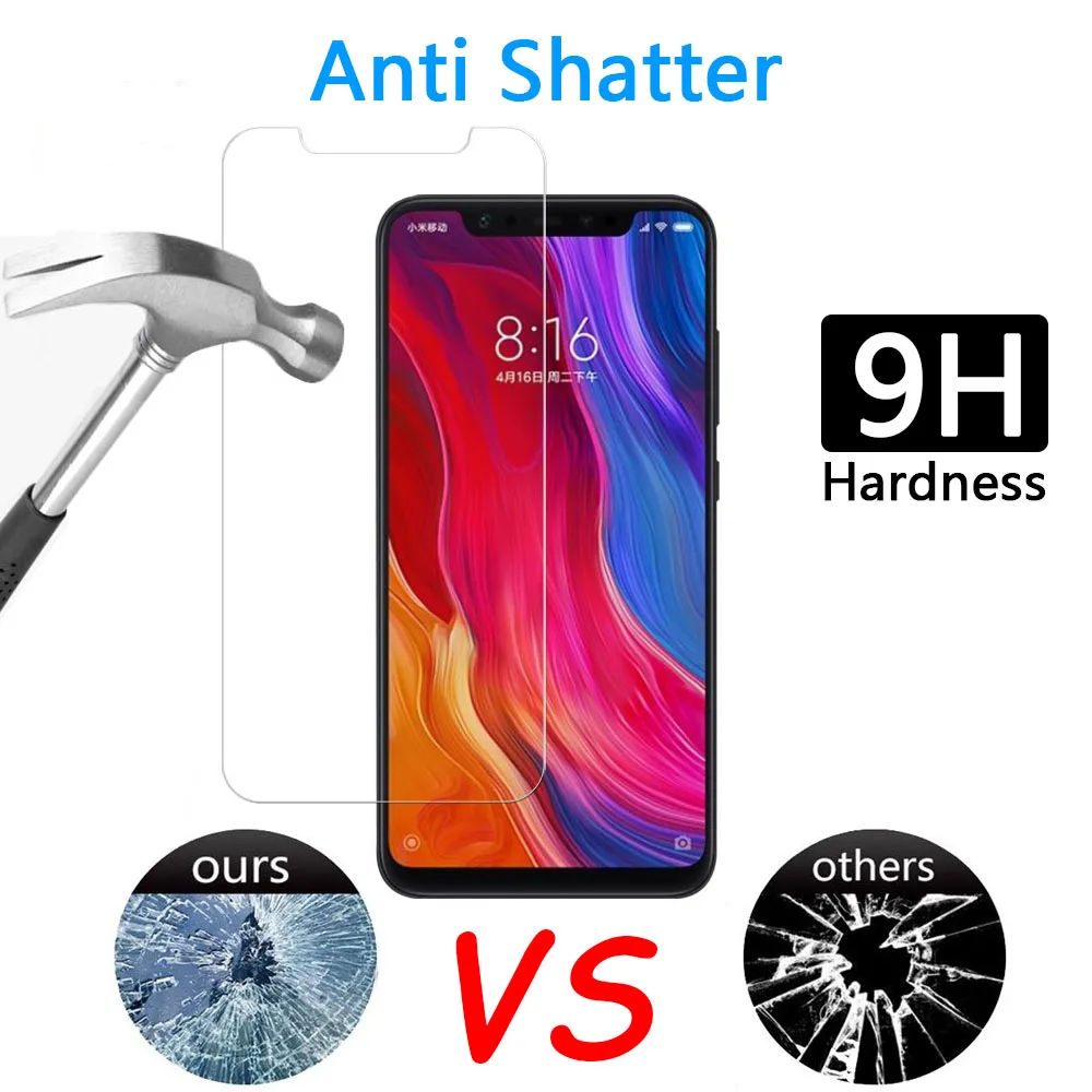 

AFY Tempered Glass For Xiaomi Redmi 4X 5A For Redmi Note 4 6 PRO Mi A2 Lite 8 SE 6X Screen Protector Toughened Film