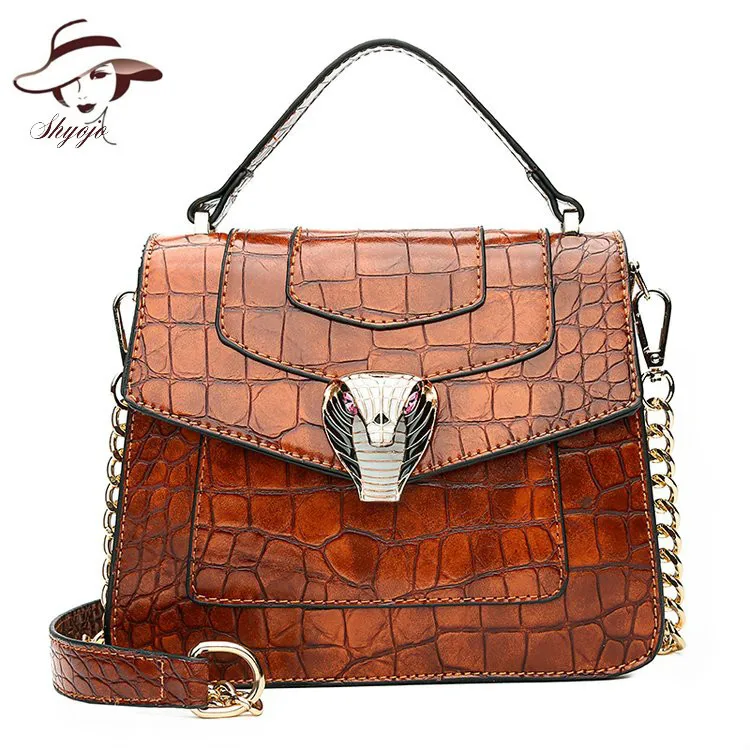 

Famous Brand Designer Snake Head Women Handbags New Fashion Luxury Girls Party Messenger Bags Ladies PU Leather Crossbody Clutch