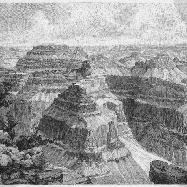 Usagrand Canyon1891 Poster Print By Mary Evans Picture Library (36 X 24) | Дом и сад