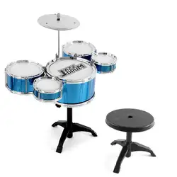 2 цвета музыкальные игрушки для детей джаз барабан детская ударный инструмент образовательное Оборудование подарок для детей