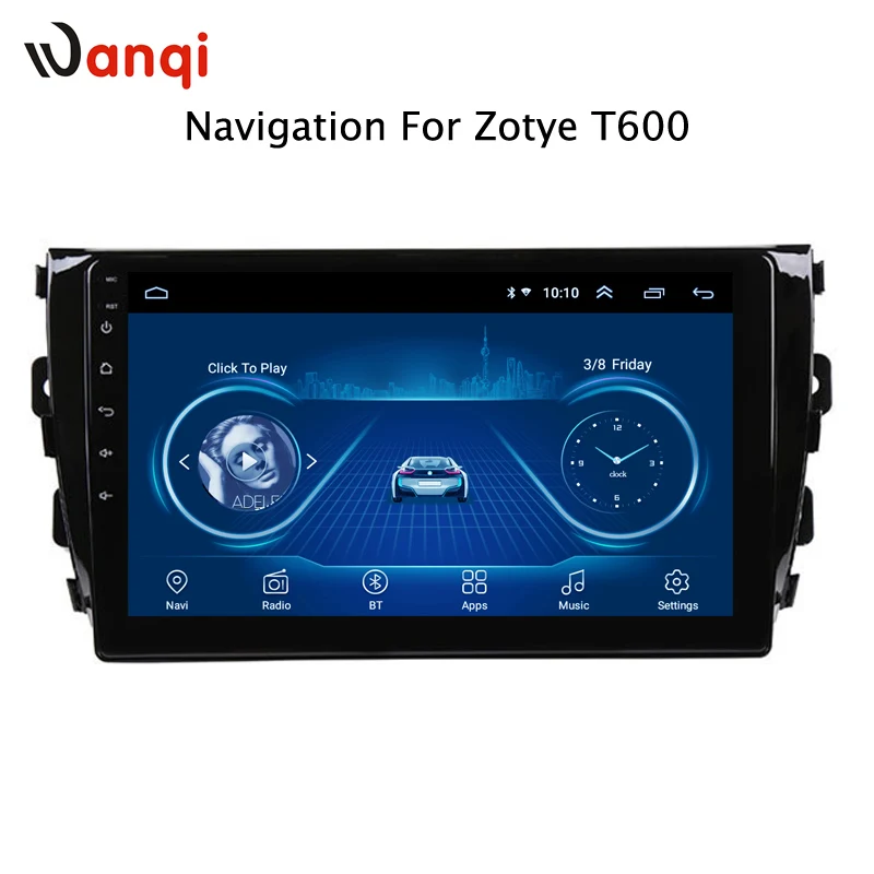 Android автомобильный DVD gps мультимедийный плеер для Zotye T600 автомобильный dvd навигатор