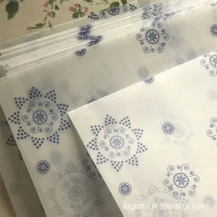 

5pcs[CoffeeX] warm romantic snowflake envelope translucent sulfuric acid paper 10 multiple batch