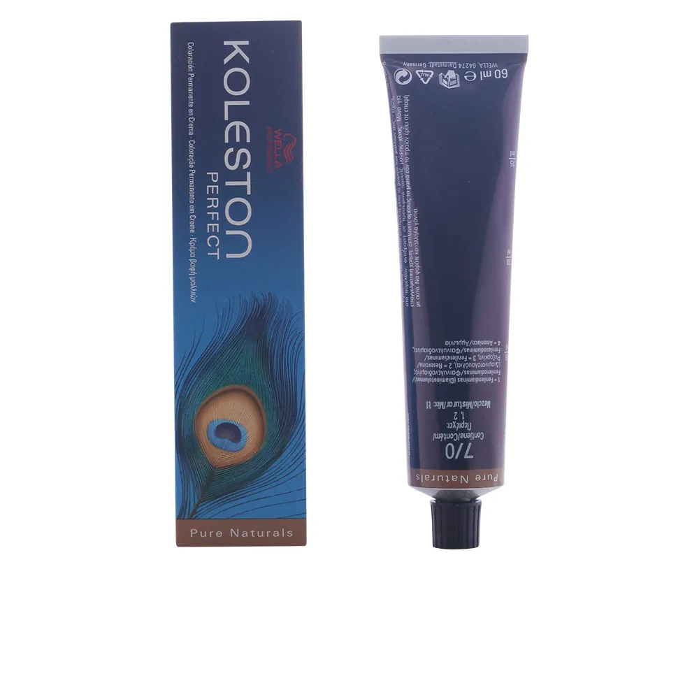 Koleston Perfect Pure Naturals 7/0 Wella 60 мл | Красота и здоровье