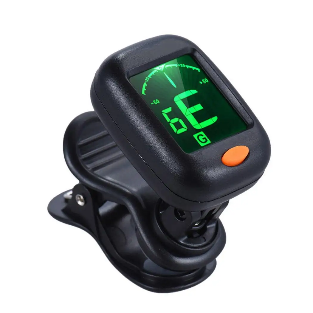

New Arrival Guitar Tuner Rotatable Clip-on Tuner LCD Display for Chromatic Acoustic Guitar Bass Ukulele