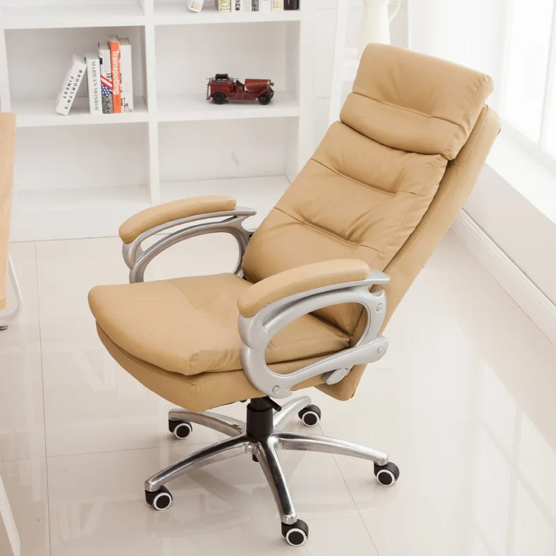 

Office Chair Rocking Computer Chair Thickened Cushion 145Degree Lying Adjustable bureaustoel ergonomisch sedie ufficio