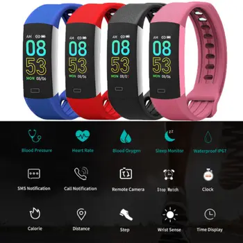 

Bluetooth 4.0 Smart Bracelet Sport Watch Step Calorie Counter Tracker Pedometer Wristbands