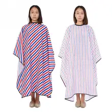 Профессиональная Водонепроницаемая маслостойкая салонная накидка для стрижки волос Парикмахерская обертка красный+ белый+ синий аксессуары для Укладки Волос Накидки