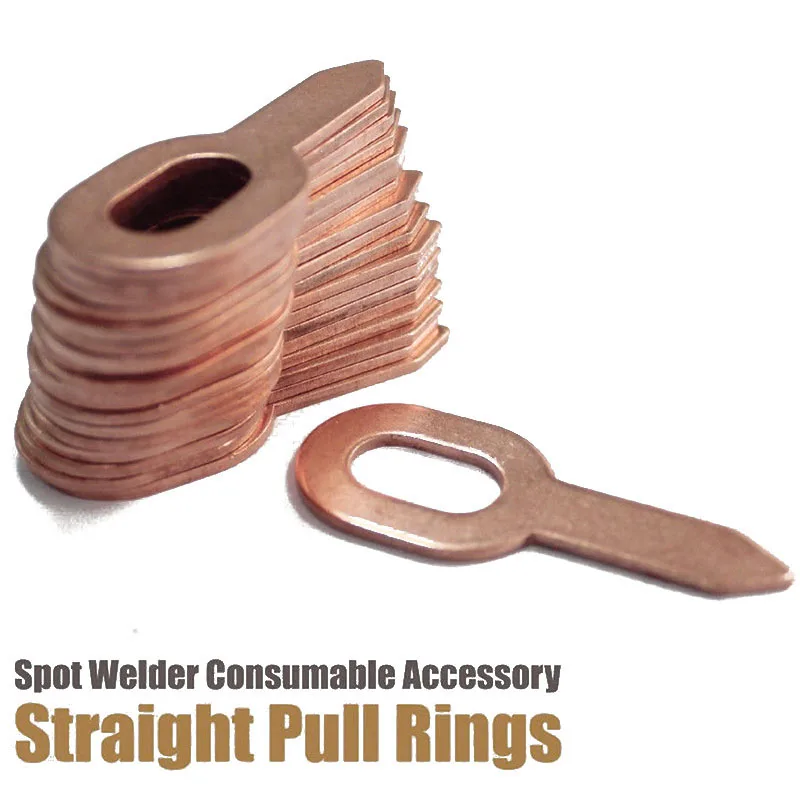 

100pcs Dent Puller Ring For Spot Welding Welder Car Body Panel Pulling Washer Tool Straight Puller Rings