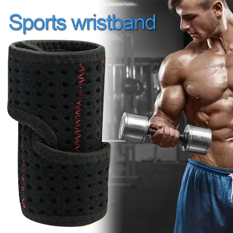 Спортивный бренд манжет для поддержки запястья руки протектор Sweatband унисекс