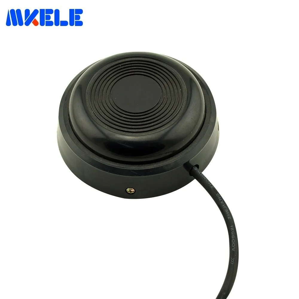 

Two Inline Lamp LED On-off Control Lighting Button Switches Mkydt1-8017 High Accuracy On Off Round Foot Push Switch