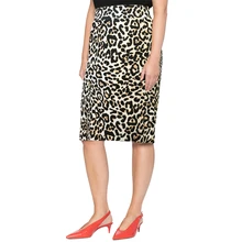 Летняя женская леопардовая Сексуальная Юбка Повседневная Клубная вечерняя Ночная Современная юбка с высокой талией размера плюс юбки Одежда