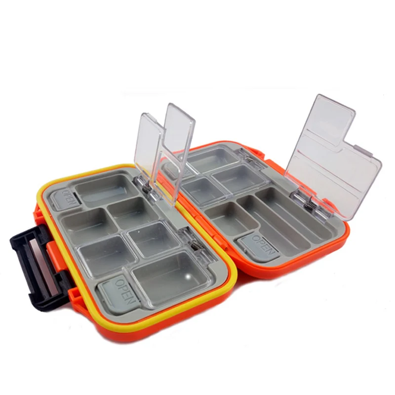 

Waterproof Fishing Tackle Box Double Side Box Bait Lure Hooks Storage Boxes Carp Fly Fishing Accessories Organizer Fishing Boxes