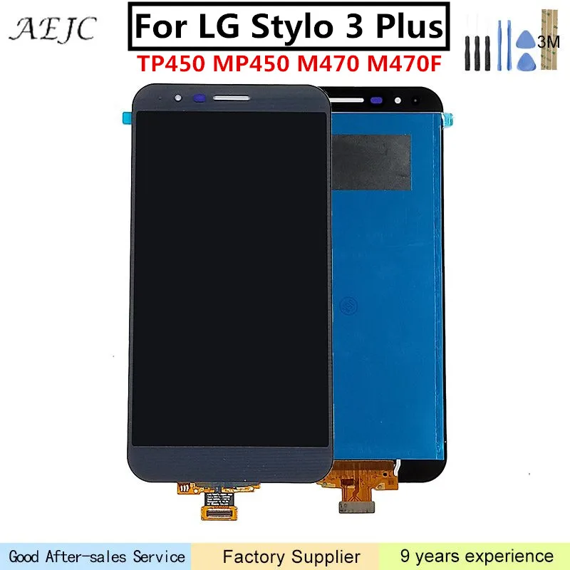 

For LG Stylo 3 Plus TP450 MP450 M470 M470F LCD Display Touch Screen Digitizer Assembly 5.7" For LG Stylo 3 Plus Touch Screen