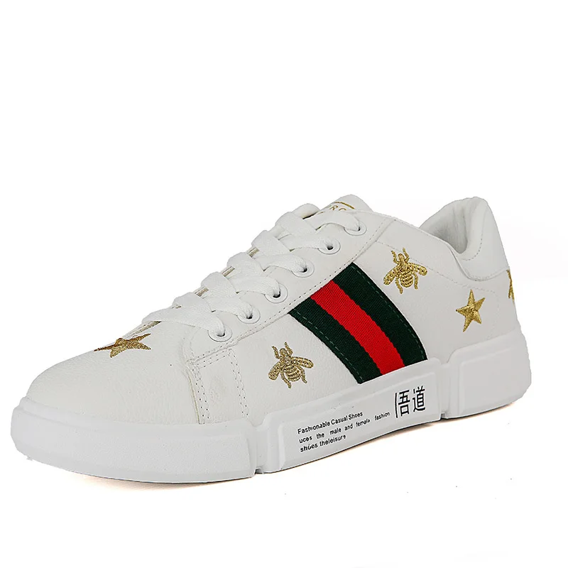 

VIXLEO 2019 men Casual Shoes PU Leather Do Old Dirty Shoes Flat Sequins Star Golden Glitter trainers student Shoes tenis zapatos