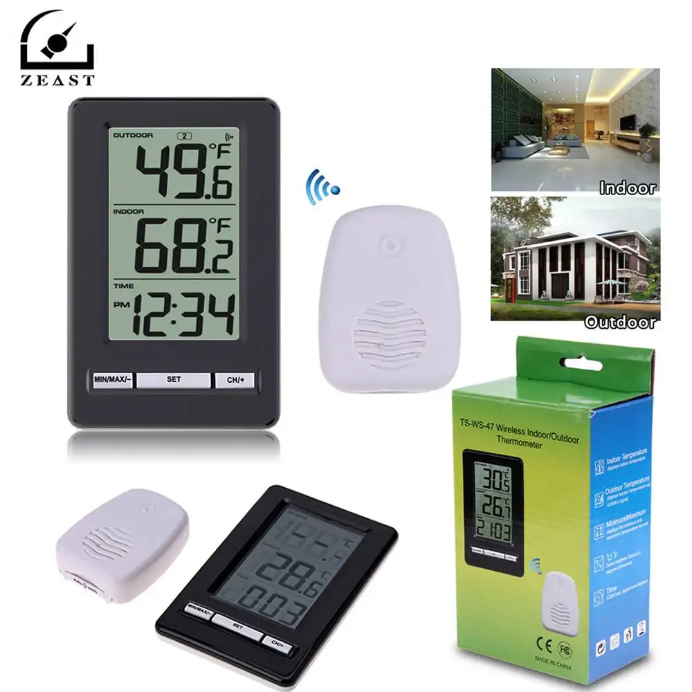 Buy Wireless Digital Thermometer Indoor Outdoor