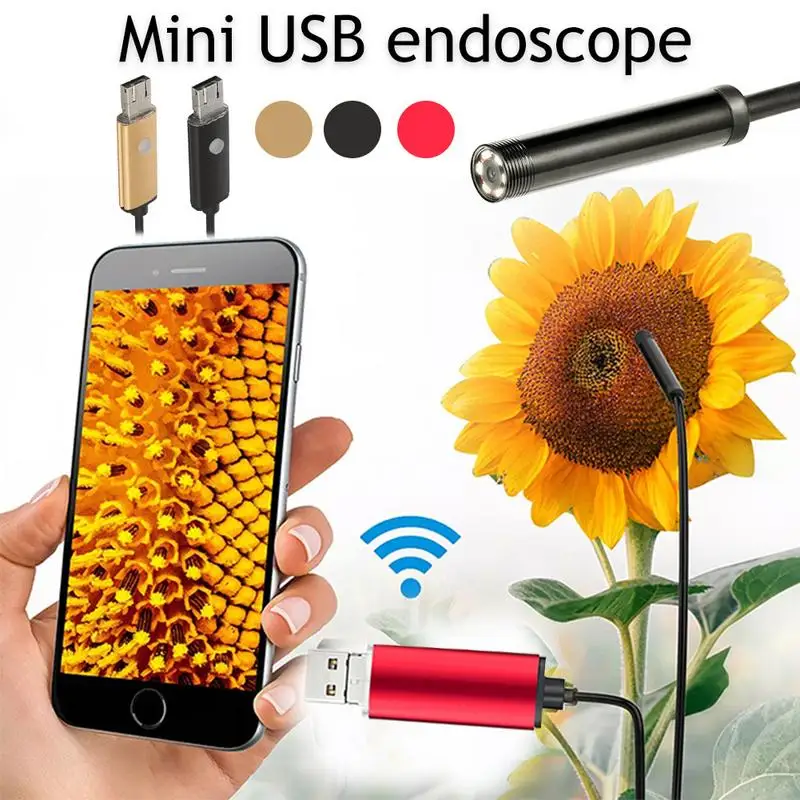 

7MM 2-in-1 USB Endoscope 480P Smartphone Micro Camera Check Camera Waterproof