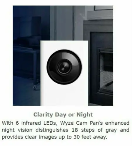 1080P HD Wireless Surveillance Camera Home Security Smart WiFi 2-Way Audio Cam Night Vision