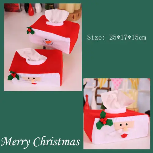 Коробка Рождественская бумага украшение Санта-Бумага Обложка держатель Клаус Декор вечерние Рождество