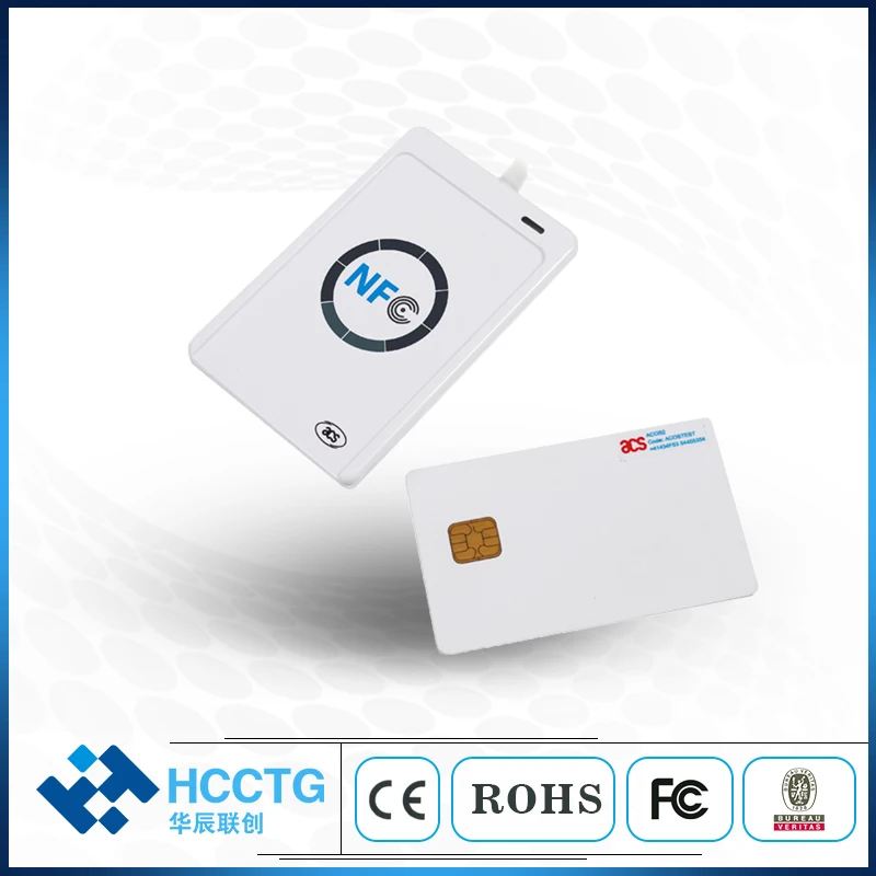 Писатель серии Рид ACR122U NFC Бесконтактный считыватель NFC13.56MHz nfc считыватель штрих-кода с Бесплатный SDK