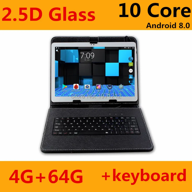  New 10 inch Tablet PC Deca Core 6GB RAM 64GB ROM Dual SIM Cards Android 8.0 GPS 3G 4G FDD LTE Table