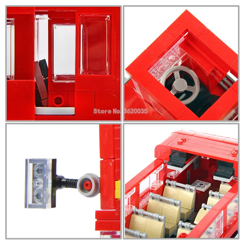 City London Traffic Double Layer Building Blocks Bus Technology Series Give Your Child The Best Gift Choice Toy With Legoinglys