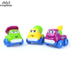 Дети образовательные игрушки мультфильм инерции инженерных унисекс для детей от 3 лет и до автомобиля игрушка модель автомобиля