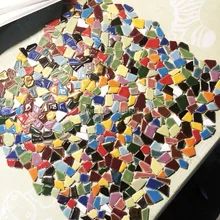 Неправильное гальваническое покрытие керамической мозаичной плитки Mirage небольших осколков с специальной формой для кухни сетчатой подложкой для балкона